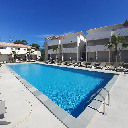T2 Neuf-Vue Mer-Climatise-Piscine-Bord De Plage Appartement Linguizzetta